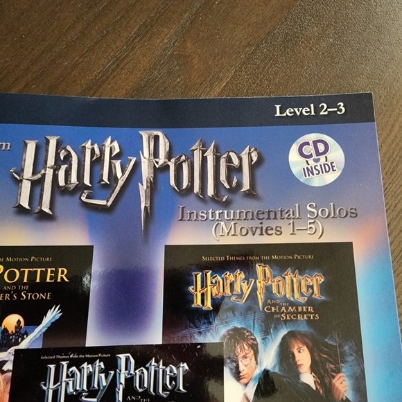 Harry Potter Instrumental Solos for Flute Book With CD - Picture 3 of 9
